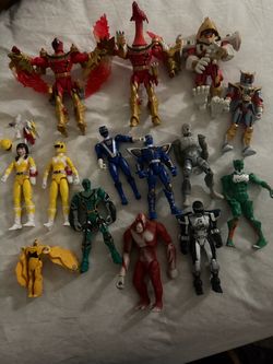 Power Rangers Action Figure Lot