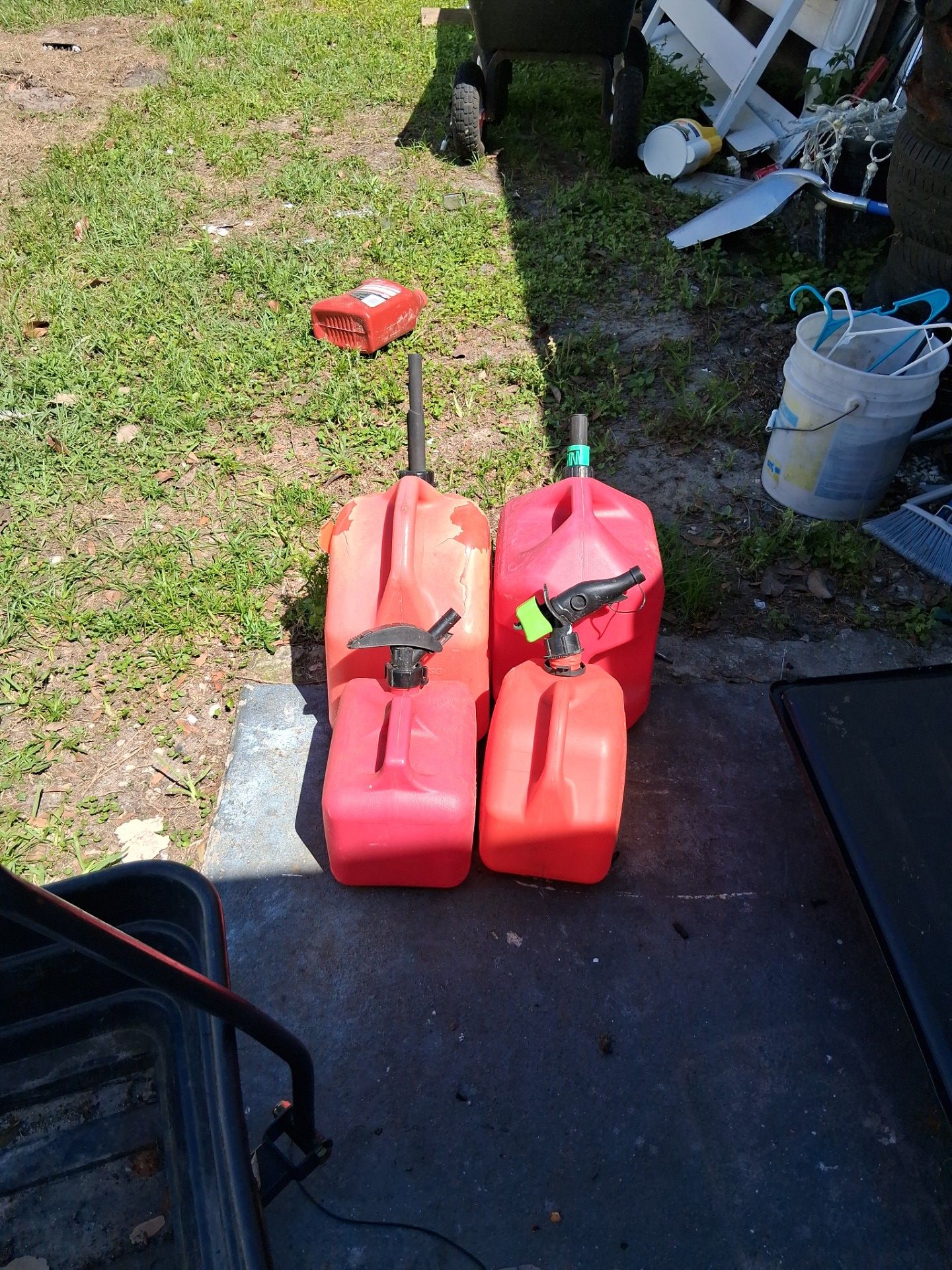 Gas cans 4 for 30