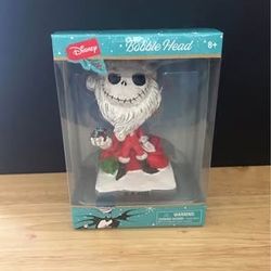 Disney Nightmare Before Christmas Santa Jack Bobble Head NIB Sealed