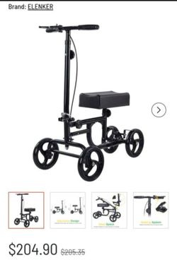 (7261-2) Scooter--Elenker Deluxe Walker
