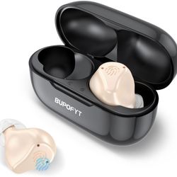 Hearing Aids Rechargeable, BUPOFYT Hearing Aids for Seniors -16 Channel Digital Noise Cancelling, Invisible Personal Sound Hearing Amplifier - 1 Week 