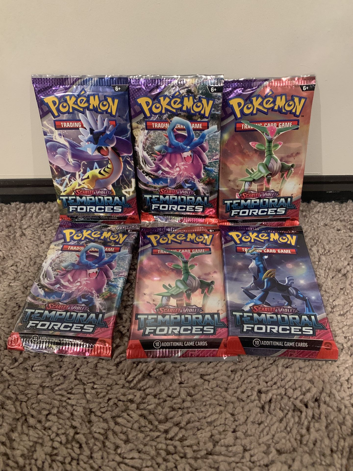 Pokemon - Temporal Forces Booster Packs - $30