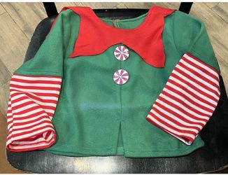Children's Size 110 (4-5 years) Felt Elf Costume Unisex - A0018