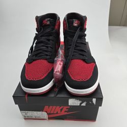 Jordan 1 Flyknit Bred Size 8.5 DS