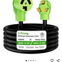 3 prong 30ft heavy Duty  220v extension cord -