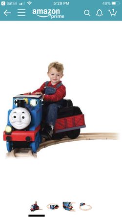 thomas the tank engine giant ride on track