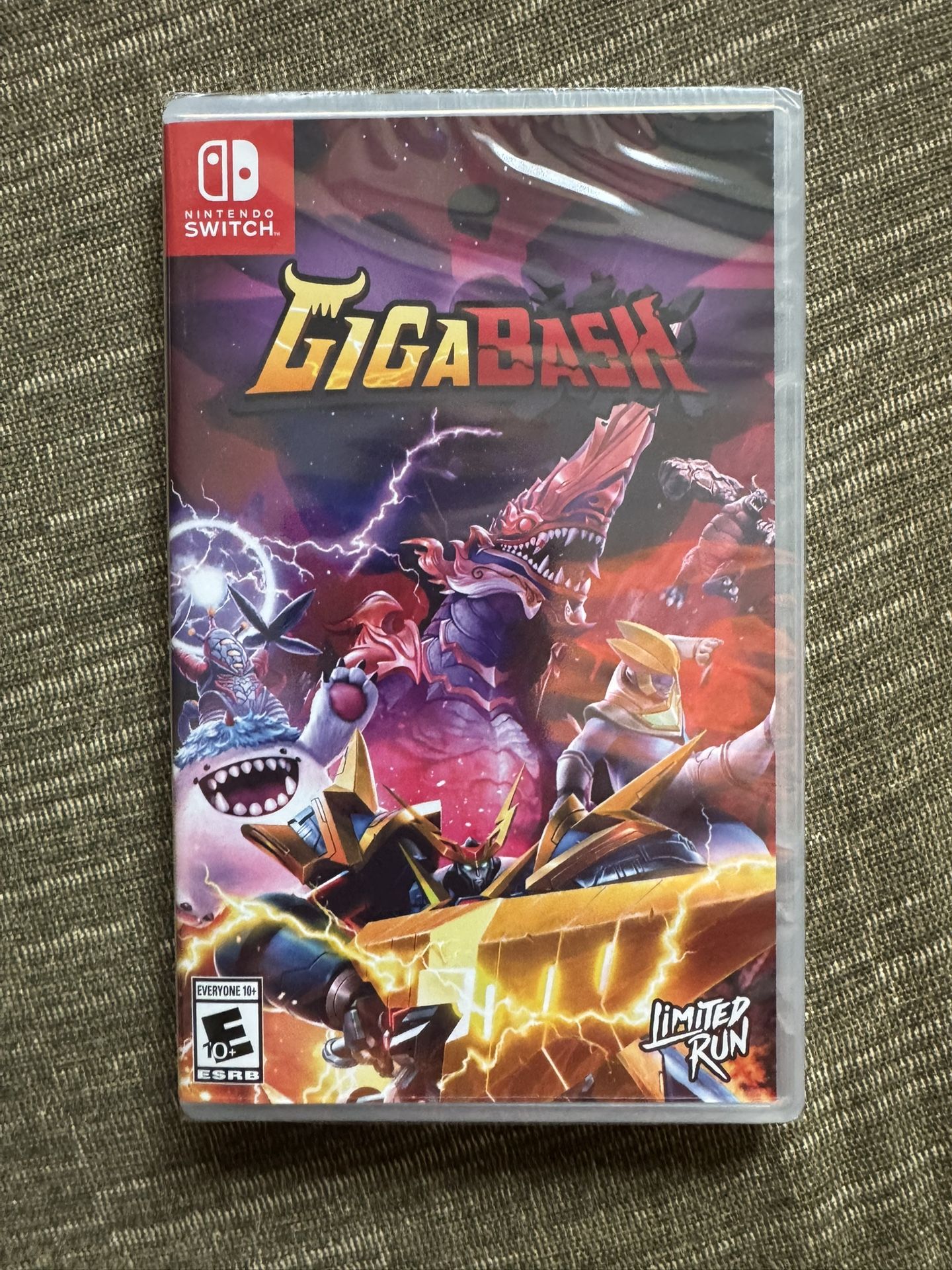 GigaBash (Limited Run) Juego Fisico para Consola Nintendo Switch New Sealed