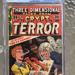 Three Dimensional (3-D) Takes from the Crypt of Terror #2 (1954) CGC 2.5