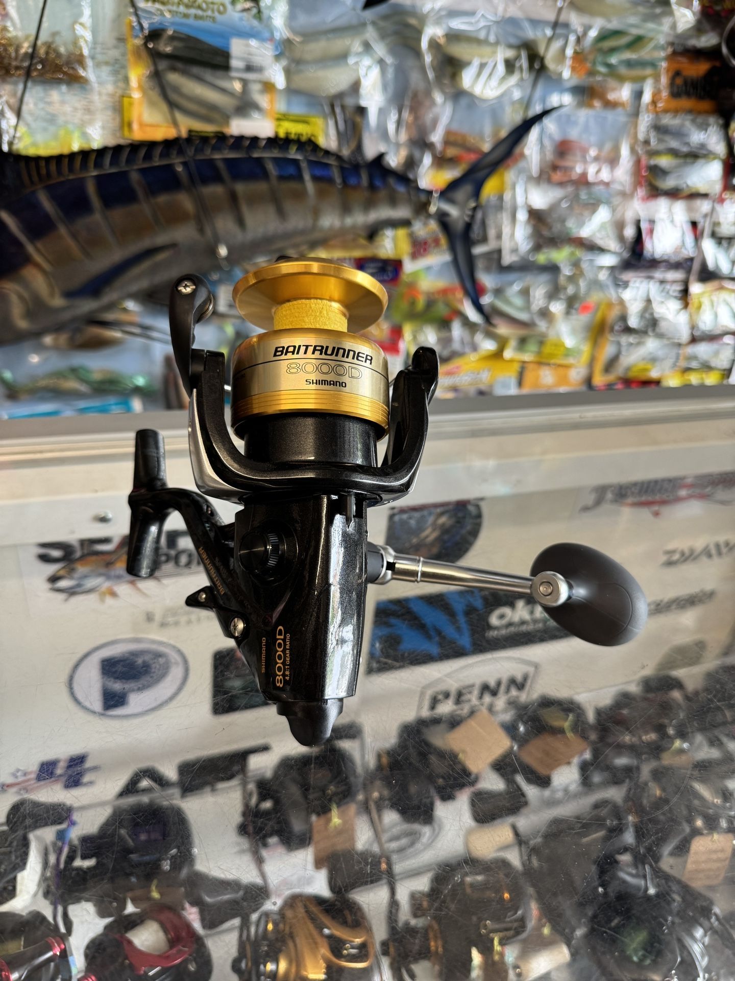 Shimano Bait Runner 8000d Spinning Fishing Reel.