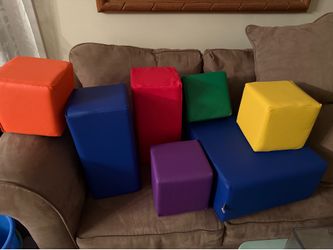 Soft climbing blocks for baby/toddler