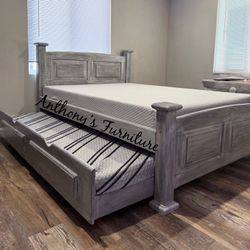 Full Bed With Trundle And Mattresses 