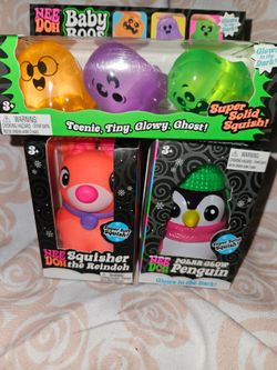 Nee Doh Squish Toy Bundle – 3 Pack