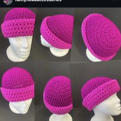 Crochet beanie hat