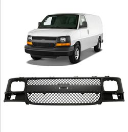 ✨️ PENSUN Front Bumper Grille Assembly with Primer Finish Fit For Chevrolet Express 1500/2500/3500 (03-2017) & 4500 (2009-21) #1530
