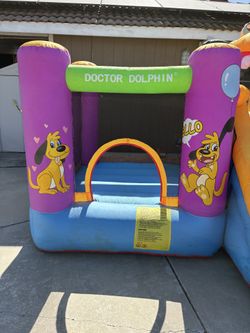 Doctor Dolphin inflatable bounce house.