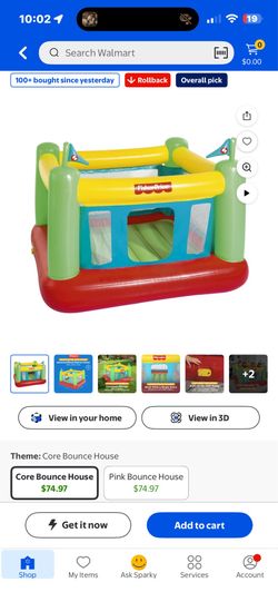 fisher price inflatable jumper