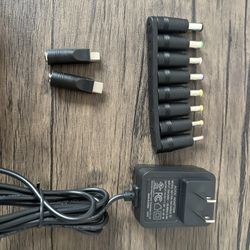 9V DC Power Supply with 10 Tips - Universal Adapter
