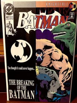 Batman #497 (1993) Key Bane Breaks Batman's Back, Card Stock Variant!