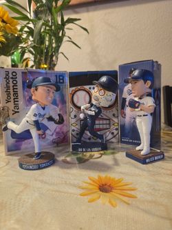 3 bundle; LA Dodgers Bobbleheads