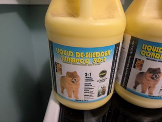 New Unopened Liquid De-Shedder Shampoo Gallon 