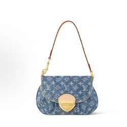 Denim underarm bag
