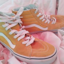 Vans Sk8 Hi High Top Yellow Sun New M 6.5 W 8.0 look @@