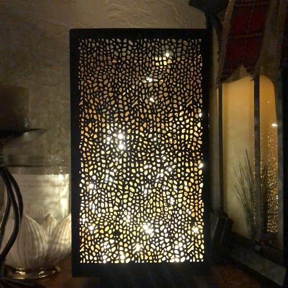 Bath & Body works candle holder pair. Brown