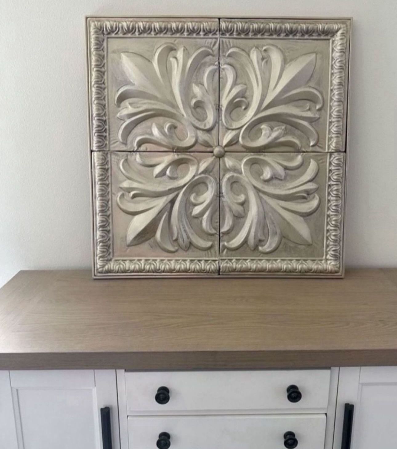 ✨STUNNING Large Metal Wall Art Gold //Indoor Outdoor