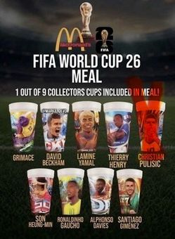 McDonalds World Cup Cups
