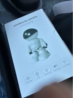 NEW Robot Spaceman Smart Security Camera - 1080p HD & Auto-Tracking