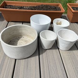 Ceramic pots without drainage holes