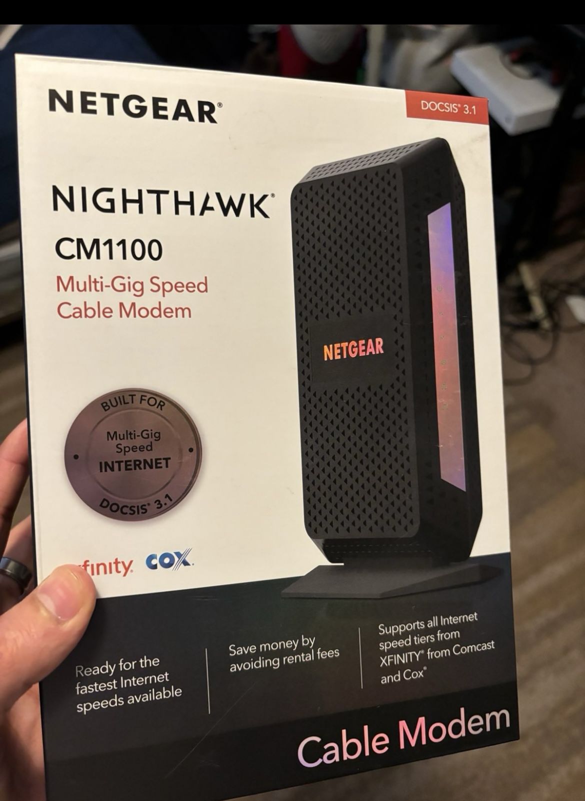 Netgear Nighthawk CM1100 - Multi Gig Cable Modem