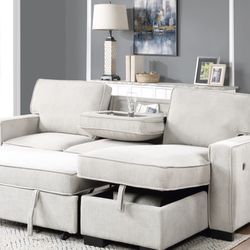 New Sleeper Sofa And Cup Holders And Free Delivery 