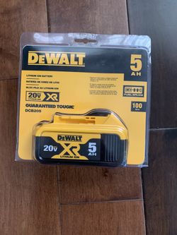 Dewalt battery 20 v max XR lithium ion #5 ah price is firm