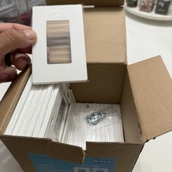 1 Gang Decorator Screwless Wall Plates 