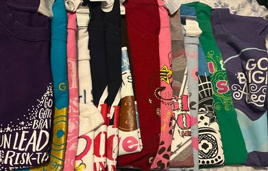 Girl Scout uniform & fun shirts $5 each