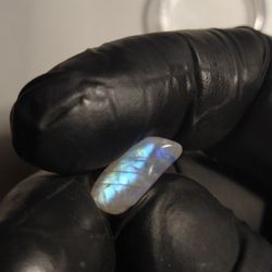 Nice Rainbow Moonstone In Display 