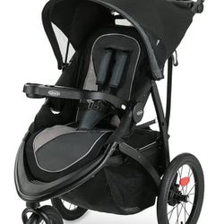 Graco FastAction Jogger LX Stroller, Convenient One-Hand Fold, Infant Car Seat Compatible, Redmond


