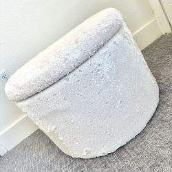 IRIDESCENT SEQUIN OTTOMAN