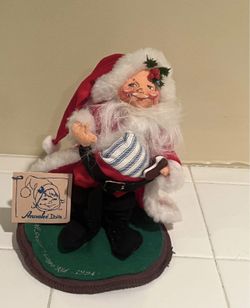 Vintage Annalee Kid Santa Claus