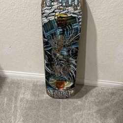 Scratched on the back grip pretty good board chipped