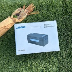 JADENS Bluetooth Thermal Shipping 4X6 Label Printer