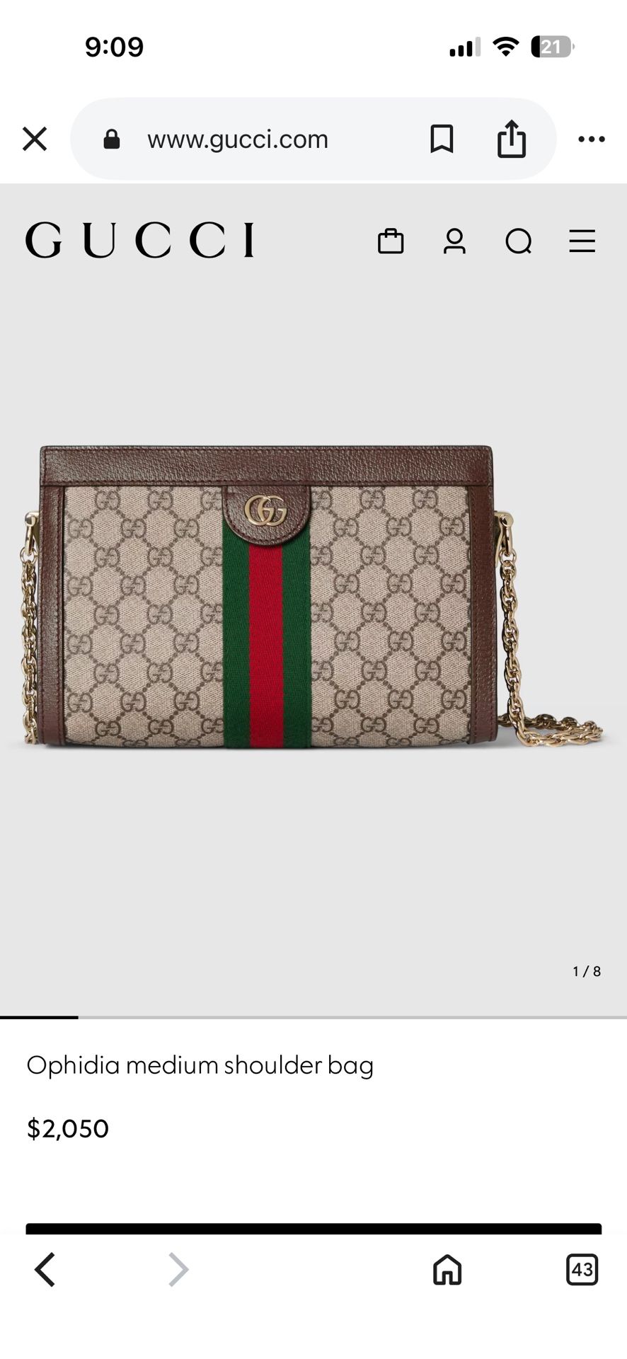 Original Gucci Purse