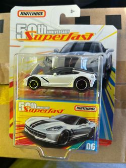 2018 Matchbox 50th Anniversary Superfast Corvette 2016 Stingray