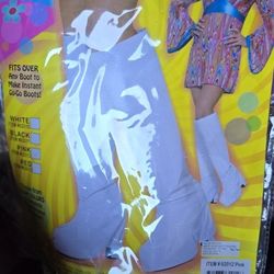 70s GO go Cover For Boots Pink