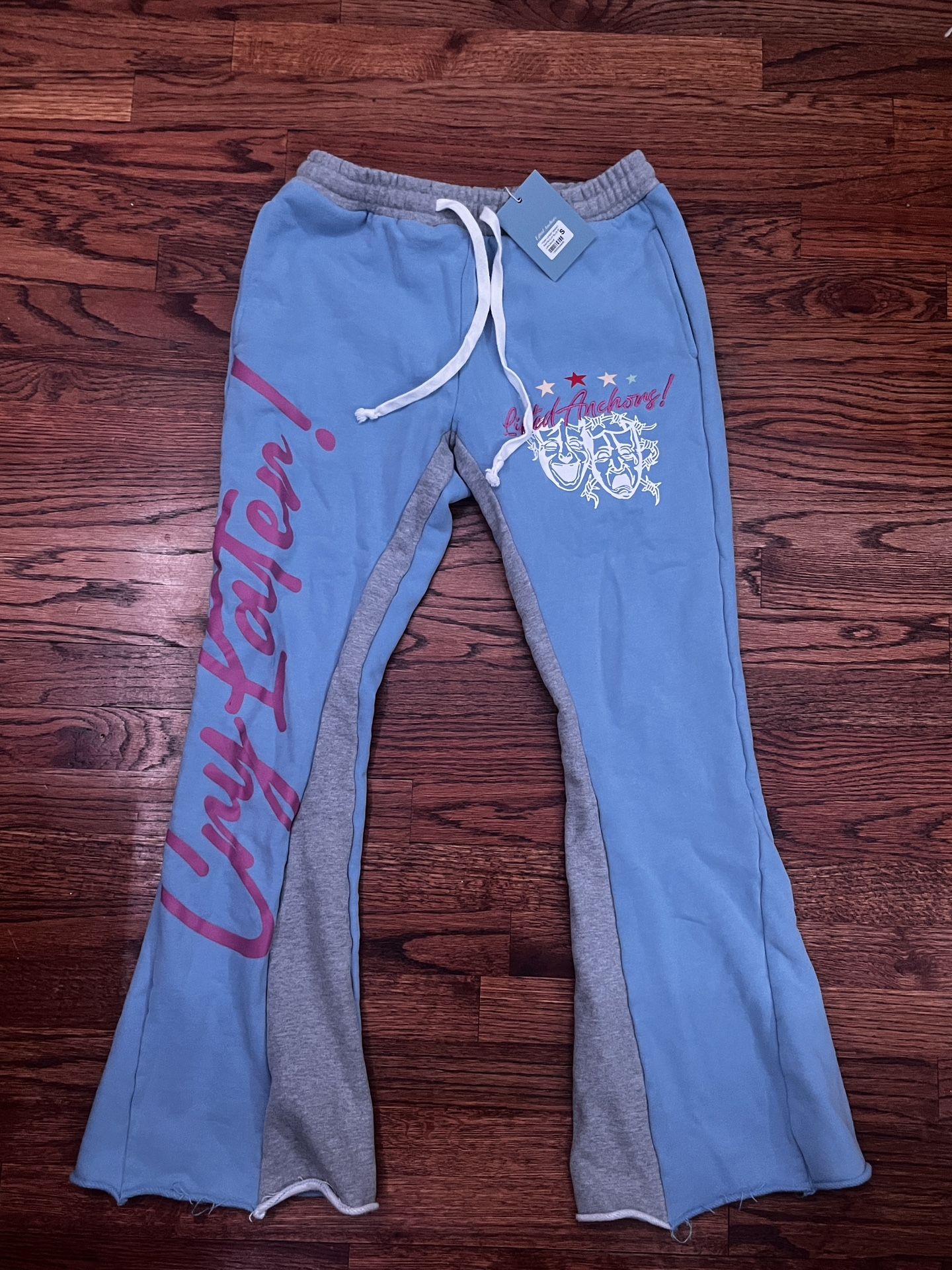 Lifted Anchors Blue/Pink Flared