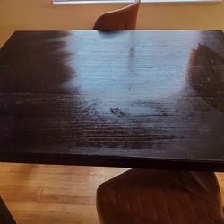 Black Wood Table