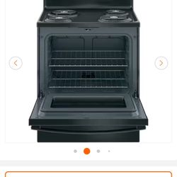 Brand New Black Electric GE Stove