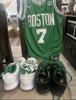 Boston Celtics Shoes 11 and Jersey m