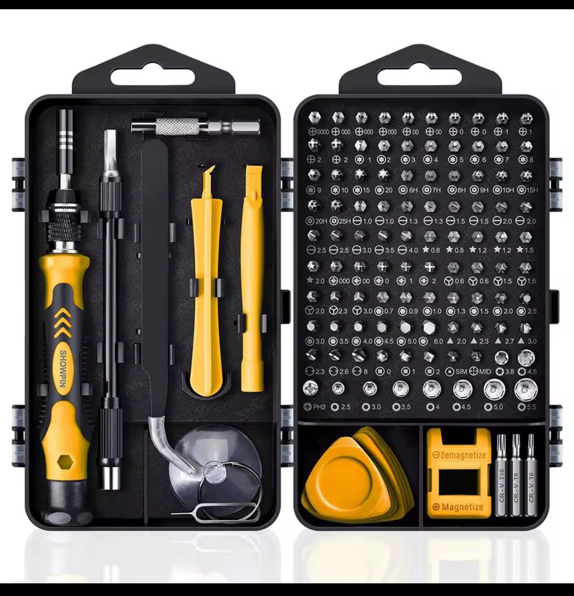 Screwdriver Set  Magnetic Torx Phillips Screw Bit Kit WOZOBUY With Electrical Driver Remover Wrench Repair Phone PC Tools